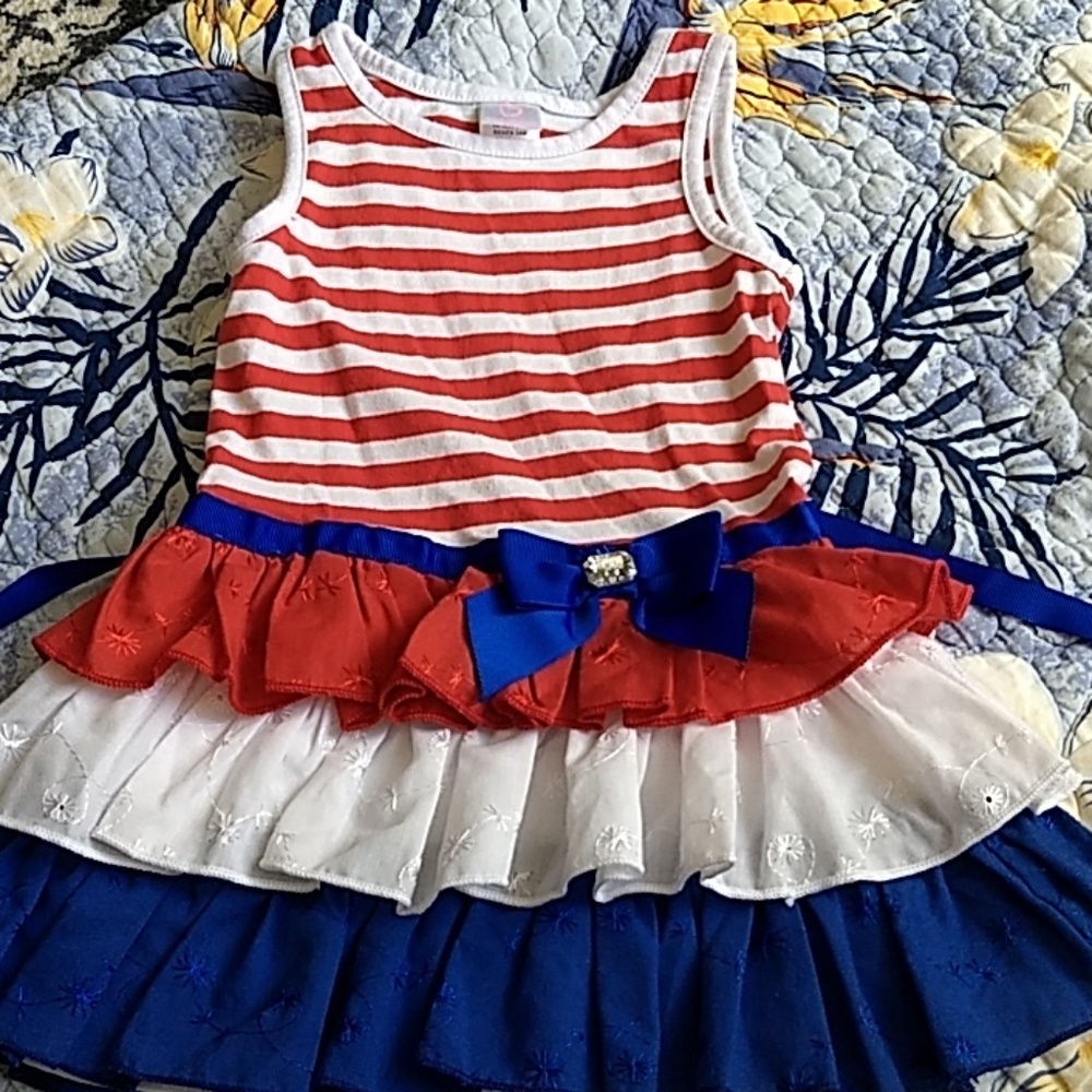 Patriotic toddler dress